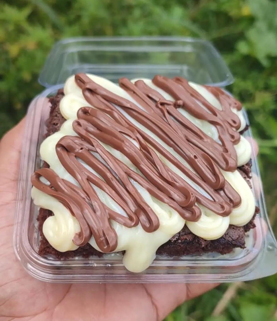 Brownie recheado de Ninho com Nutella