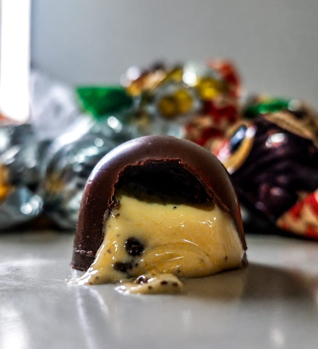 Trufas recheadas artesanais